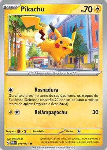 Pikachu (018/091) — Destinos de Paldea