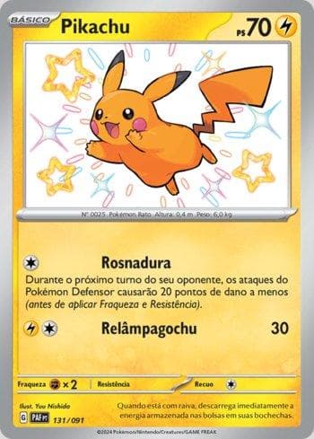 Pikachu (131/091) — Destinos de Paldea