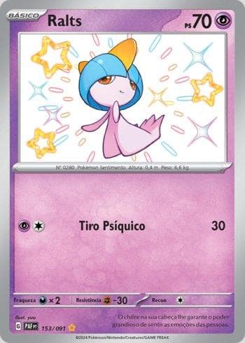 Carta Ralts (153/091) do set Destinos de Paldea — Pokémon TCG | Bynx