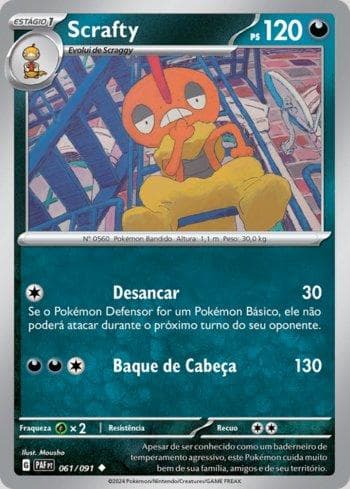 Scrafty (061/091) — Destinos de Paldea
