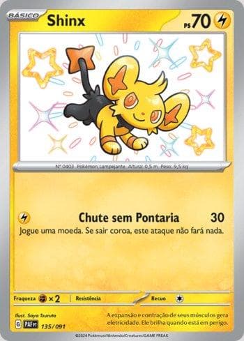 Carta Shinx (135/091) do set Destinos de Paldea — Pokémon TCG | Bynx