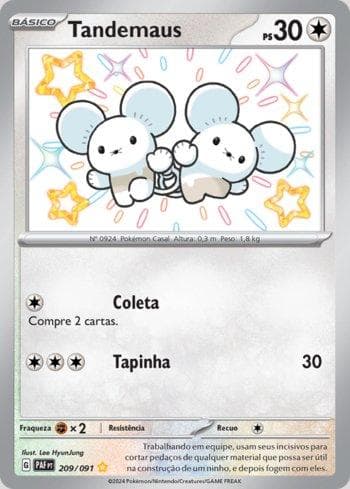Carta Tandemaus (209/091) do set Destinos de Paldea — Pokémon TCG | Bynx