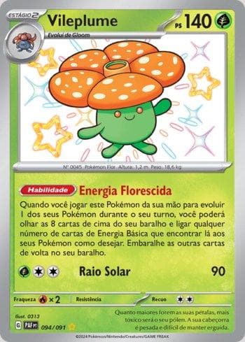 Carta Vileplume (094/091) do set Destinos de Paldea — Pokémon TCG | Bynx