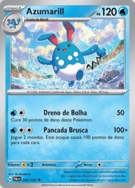Carta Azumarill (045/193) do set Evoluções em Paldea — Pokémon TCG | Bynx