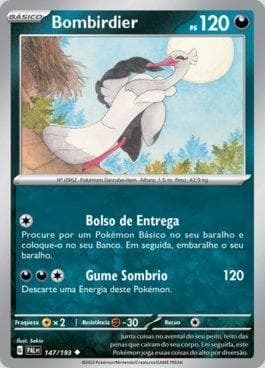 Carta Bombirdier (147/193) do set Evoluções em Paldea — Pokémon TCG | Bynx