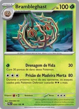 Carta Brambleghast (024/193) do set Evoluções em Paldea — Pokémon TCG | Bynx