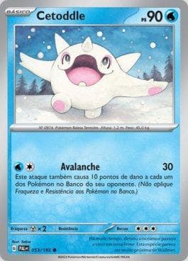 Carta Cetoddle (053/193) do set Evoluções em Paldea — Pokémon TCG | Bynx