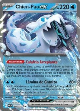 Carta Chien-Pao ex (061/193) do set Evoluções em Paldea — Pokémon TCG | Bynx