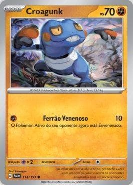 Carta Croagunk (114/193) do set Evoluções em Paldea — Pokémon TCG | Bynx