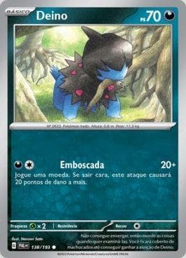 Carta Deino (138/193) do set Evoluções em Paldea — Pokémon TCG | Bynx