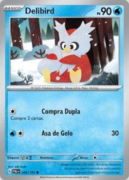 Carta Delibird (046/193) do set Evoluções em Paldea — Pokémon TCG | Bynx