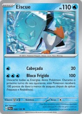 Carta Eiscue (048/193) do set Evoluções em Paldea — Pokémon TCG | Bynx
