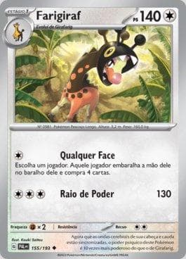 Carta Farigiraf (155/193) do set Evoluções em Paldea — Pokémon TCG | Bynx