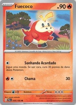 Carta Fuecoco (035/193) do set Evoluções em Paldea — Pokémon TCG | Bynx