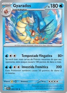Carta Gyarados (043/193) do set Evoluções em Paldea — Pokémon TCG | Bynx