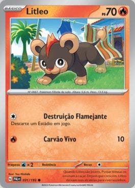 Carta Litleo (031/193) do set Evoluções em Paldea — Pokémon TCG | Bynx