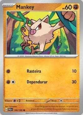 Carta Mankey (106/193) do set Evoluções em Paldea — Pokémon TCG | Bynx