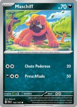 Carta Maschiff (142/193) do set Evoluções em Paldea — Pokémon TCG | Bynx