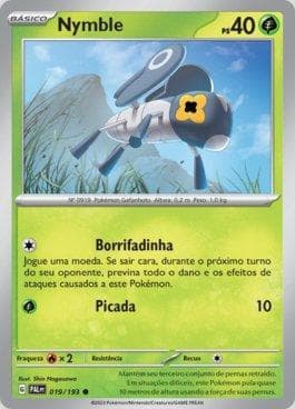 Carta Nymble (019/193) do set Evoluções em Paldea — Pokémon TCG | Bynx