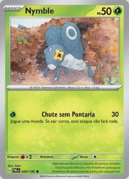 Carta Nymble (020/193) do set Evoluções em Paldea — Pokémon TCG | Bynx