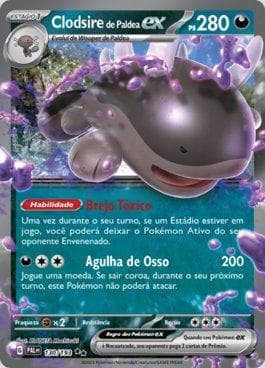 Paldean Clodsire ex (130/193) — Evoluções em Paldea