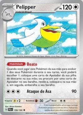 Carta Pelipper (159/193) do set Evoluções em Paldea — Pokémon TCG | Bynx