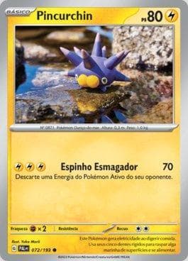Carta Pincurchin (072/193) do set Evoluções em Paldea — Pokémon TCG | Bynx