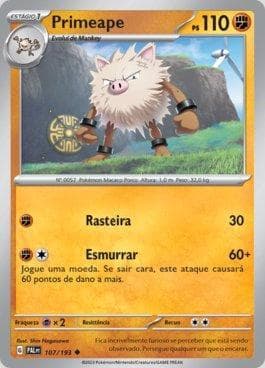 Carta Primeape (107/193) do set Evoluções em Paldea — Pokémon TCG | Bynx