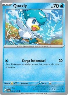 Carta Quaxly (050/193) do set Evoluções em Paldea — Pokémon TCG | Bynx