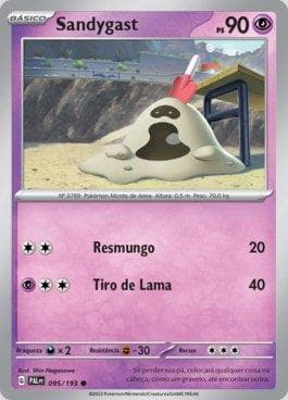 Sandygast (095/193) — Evoluções em Paldea