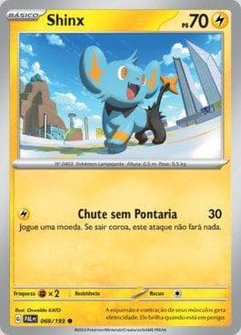 Carta Shinx (069/193) do set Evoluções em Paldea — Pokémon TCG | Bynx