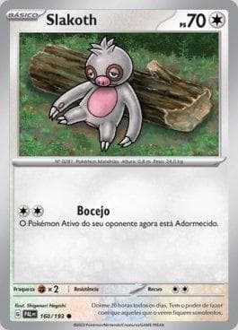 Carta Slakoth (160/193) do set Evoluções em Paldea — Pokémon TCG | Bynx