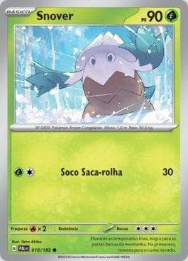 Carta Snover (010/193) do set Evoluções em Paldea — Pokémon TCG | Bynx