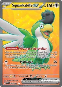 Carta Squawkabilly ex (247/193) do set Evoluções em Paldea — Pokémon TCG | Bynx