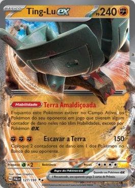 Carta Ting-Lu ex (127/193) do set Evoluções em Paldea — Pokémon TCG | Bynx