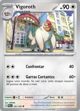 Carta Vigoroth (161/193) do set Evoluções em Paldea — Pokémon TCG | Bynx