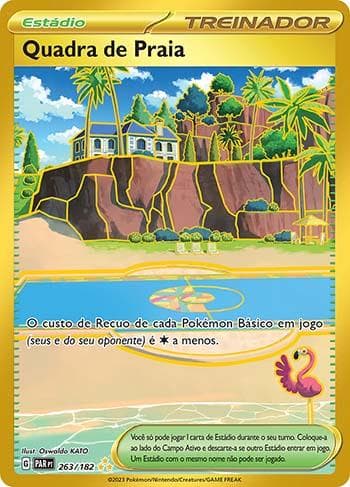 Carta Beach Court (263/182) do set Fenda Paradoxal — Pokémon TCG | Bynx
