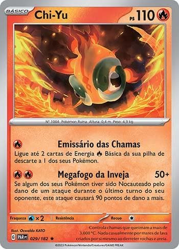 Carta Chi-Yu (029/182) do set Fenda Paradoxal — Pokémon TCG | Bynx