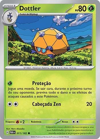 Carta Dottler (011/182) do set Fenda Paradoxal — Pokémon TCG | Bynx