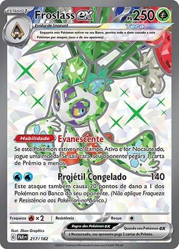 Carta Froslass ex (217/182) do set Fenda Paradoxal — Pokémon TCG | Bynx