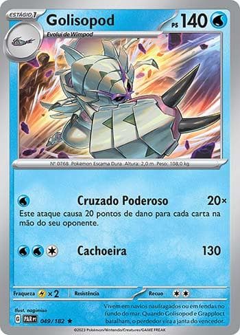 Carta Golisopod (049/182) do set Fenda Paradoxal — Pokémon TCG | Bynx