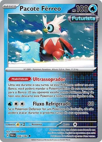 Carta Iron Bundle (056/182) do set Fenda Paradoxal — Pokémon TCG | Bynx