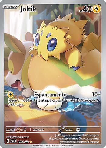 Carta Joltik (196/182) do set Fenda Paradoxal — Pokémon TCG | Bynx