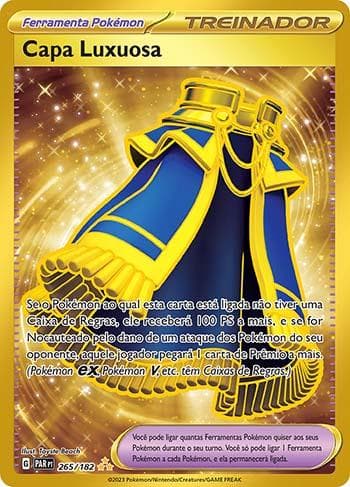 Carta Luxurious Cape (265/182) do set Fenda Paradoxal — Pokémon TCG | Bynx
