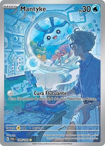 Carta Mantyke (189/182) do set Fenda Paradoxal — Pokémon TCG | Bynx