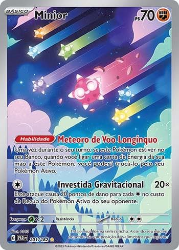 Carta Minior (201/182) do set Fenda Paradoxal — Pokémon TCG | Bynx