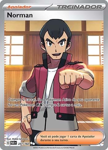 Carta Norman (237/182) do set Fenda Paradoxal — Pokémon TCG | Bynx
