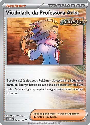 Carta Professor Sada's Vitality (170/182) do set Fenda Paradoxal — Pokémon TCG | Bynx