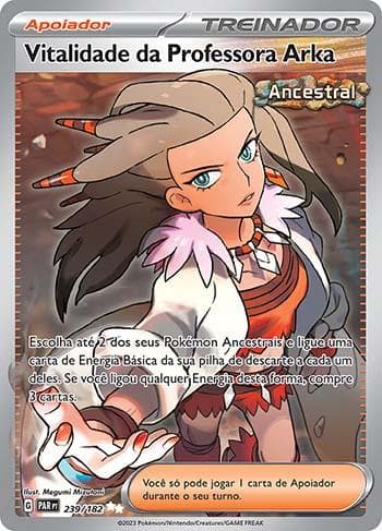 Carta Professor Sada's Vitality (239/182) do set Fenda Paradoxal — Pokémon TCG | Bynx