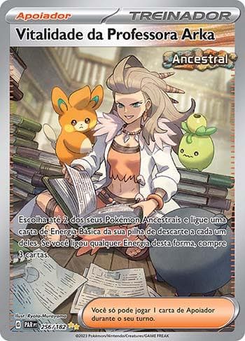 Carta Professor Sada's Vitality (256/182) do set Fenda Paradoxal — Pokémon TCG | Bynx